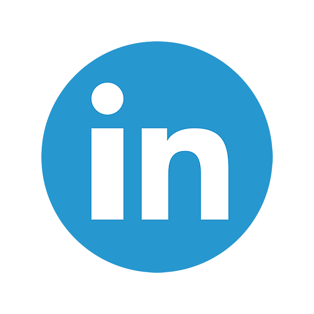 photo of linkedin logo offering linkedin social media services