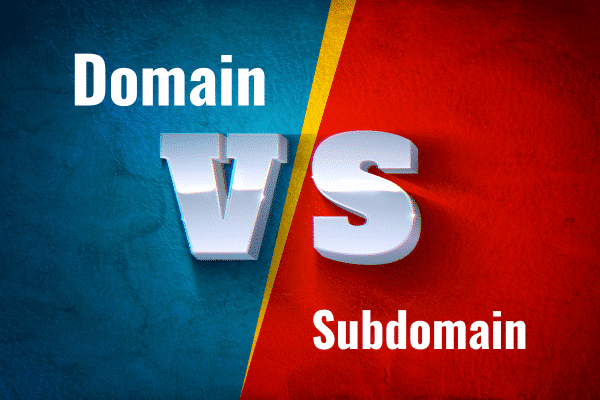 photo showing domain vs subdomain