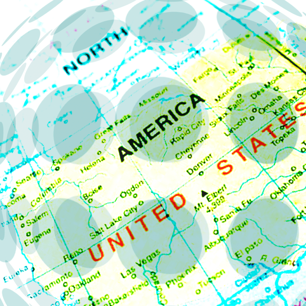 photo of USA map showing the range of national seo, the best seo service for business in san diego