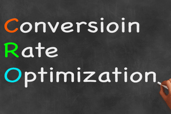 photo of chalkboard that reads conversion rate optimization to help website conversion for dentists.