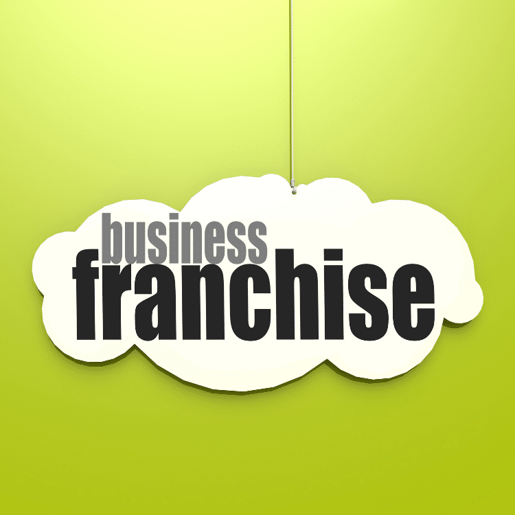 graphic of hanging cloud for franchise marketing agency